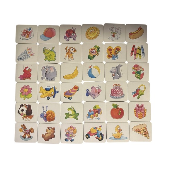 Hasbro Memory Matching Game Classic Preschool  Bookshelf Edition READ - Picture 3 of 8